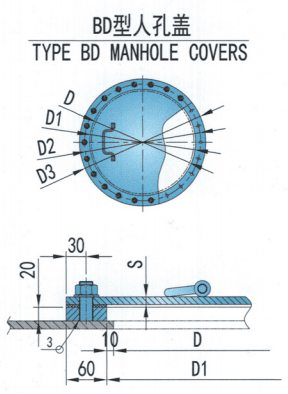 Marine manhole cover