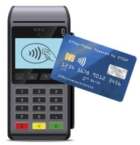 An STPay-Topaz card