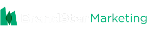 Faint background text partially showing the word BrandStar marketing in green
