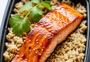 creative-02 Teriyaki Salmon with Brown Rice | Meal Prep La Jolla | MealsByLindsay.com