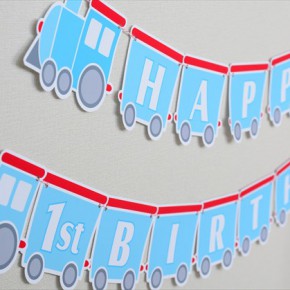 フリー バースデーバナー テンプレート : Free Birthday Banner Template