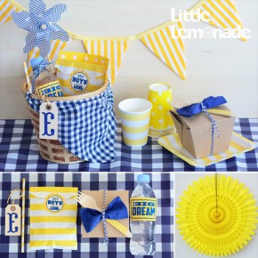 子供の日 ボーイズキャンプパーティー プランニング ネイビー x イエロー: Boys' Camp Party Planning