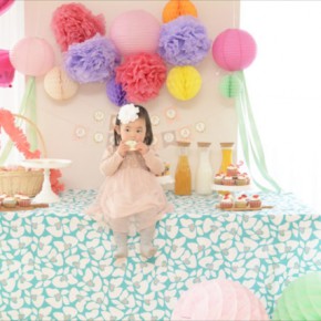 ガーデンティーパーティー テーマのお誕生日会 : Garden Tea Party Themed Birthday Party