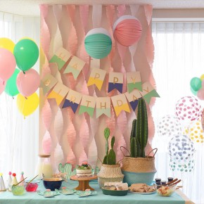 Cactus Themed Party -サボテンモチーフのバースデイパーティー