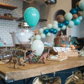 Roarrr! Dino Party 6th Birthday : 恐竜テーマの6歳バースデイパーティー