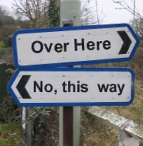 confused, make a decision