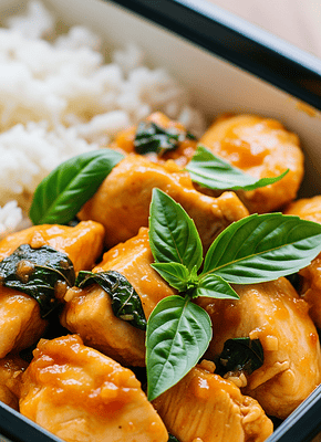mobile-01 Thai Basil Chicken with Jasmine Rice | Meal Prep OC | MealsByLindsay.com