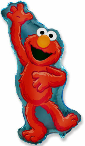 Elmo Supershape Foil Balloon unpackaged 33" x 15"