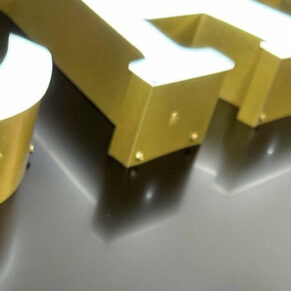 3D led Gold