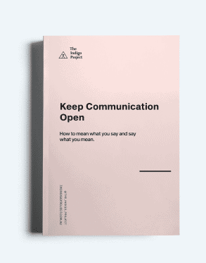 Keep Communication Open Workbook