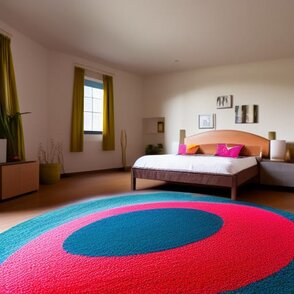 reduce tripping hazard by securing rugs