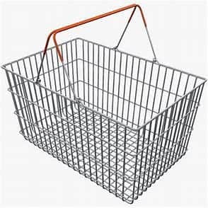 Shopping Basket Stainless Steel Shopping Basket