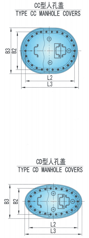 Marine manhole cover