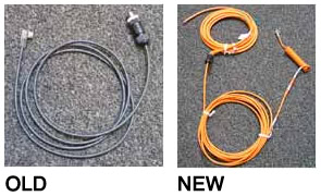 old vs. new control cables