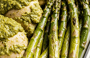 creative-03 Pesto Chicken with Roasted Asparagus | Meal Prep Orange County | MealsByLindsay.com
