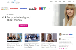 Wordpress Website developed by Electric Villages for Kelley Keehn