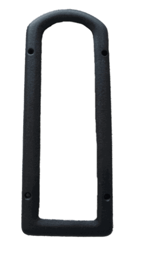 Bay Window Frame Kit - Black Cast (2 per set) Order from Mountain View Hearth Products 406-272-9850 www.stove-parts-unlimited.com