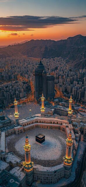 احدث صور للكعبة المشرفة.