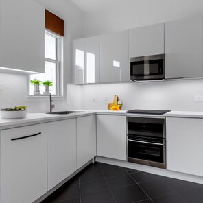A kitchen without a pantry