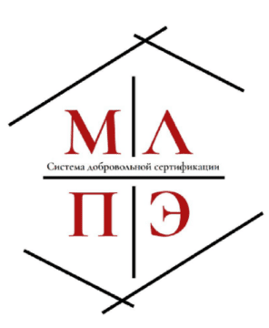 Лого системы «Система добровольной сертификации «Мослегпромэксперт»»