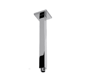 Square Chrome Ceiling Shower Arm 600mm