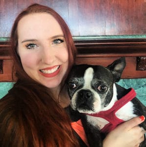 Amy Norton And Her Boston Terrier Nickel