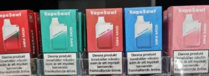 Vapesoul Mini mode bl.a Cherry ice smaken