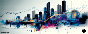 time series prediction machine learning python tutorial relataly midjourney