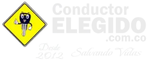 Logo conductor elegido blanco