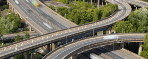 Highway concrete infrastructure Birmingham spaghetti junction UK