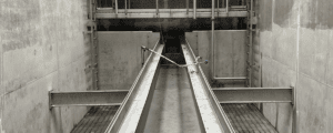 Oswestry water treatment works concrete UK