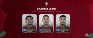 alt= liste 21 Lionceaux pour la Coupe du monde U20