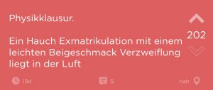 Beispiel für einen ernsthaften Jodel