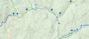 Map of Trail Motorcycle Routes
