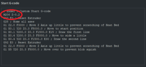 cura start gcode z offset