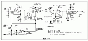 Schaltplan für einen spannungsgesteuerten Oszillator (VCO) (Quelle: elektronik-compendium.de)