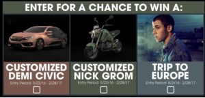 car sweepstakes 2017