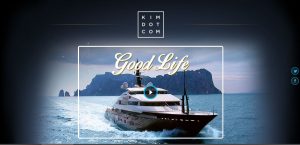 Und so sieht Kims aktuelle Website aus...