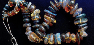 different natural amber colors