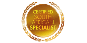 Certified South African Specialist :