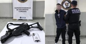 Lee más sobre el artículo Asaltaba con una réplica de ametralladora: lo atraparon y tiene 11 antecedentes penales