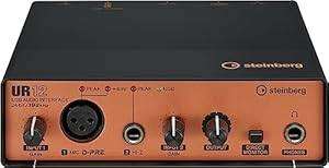 Steinberg UR12 USB Audio Interface (Colour:Copper/Black), 2-in/2-out USB 2.0 Audio Interface - Image 6