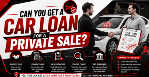 car loan for private sale UK
