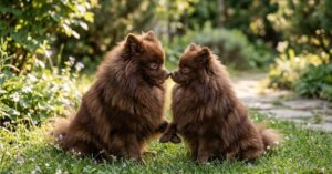 chocolate pomeranian complete guide to color, genetics & care