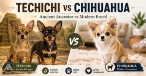 techichi vs chihuahua ancient ancestor vs modern breed