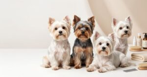 white yorkie dog complete guide to appearance, genetics, care & health