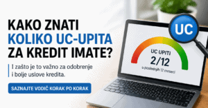Kako znati koliko UC-a(upita za kredit) imate?
