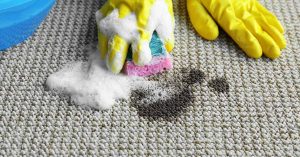 how to remove grease stain from area rug
