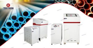 Burst pressure testing machine for pipe quality assurance in the USA