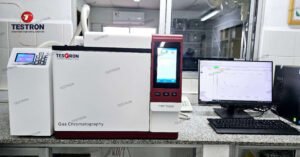 Testron Gas Chromatography analyzer used for PET material analysis